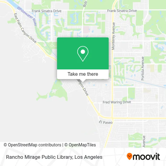 Rancho Mirage Public Library map
