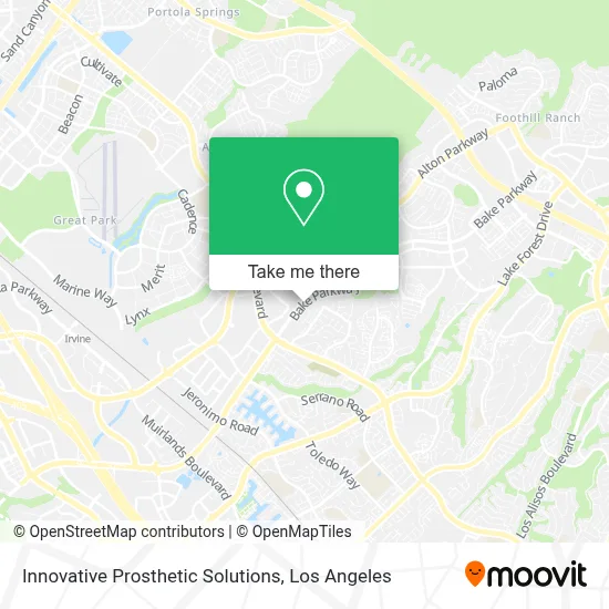 Innovative Prosthetic Solutions map
