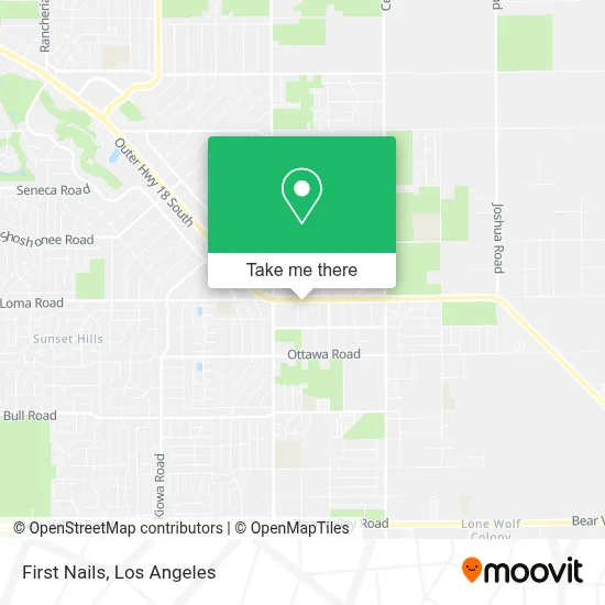 First Nails map