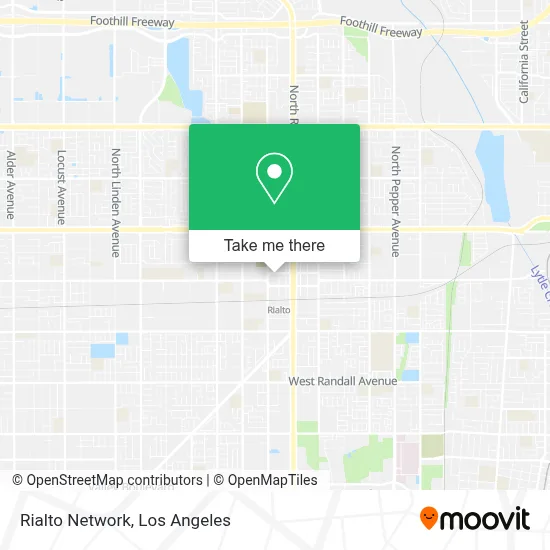 Rialto Network map
