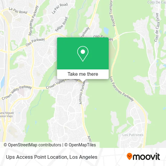Ups Access Point Location map