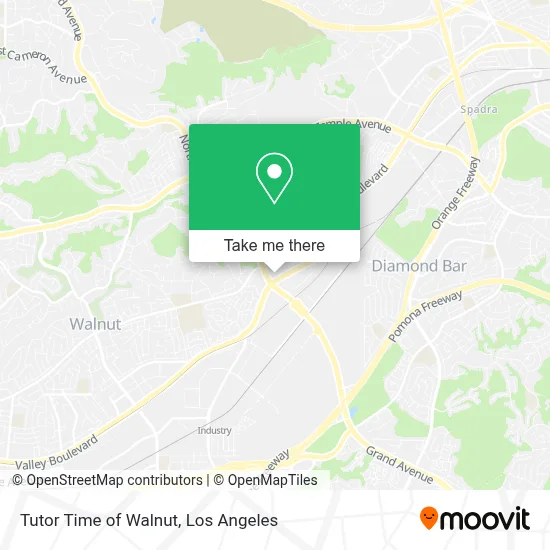 Tutor Time of Walnut map