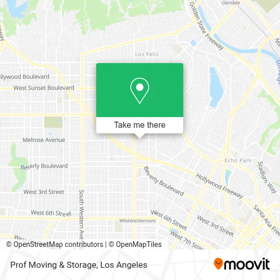 Prof Moving & Storage map