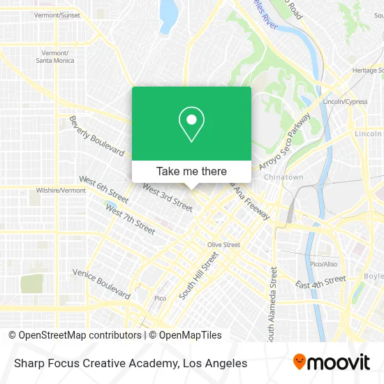 Sharp Focus Creative Academy map