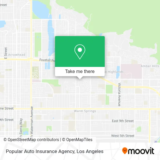 Popular Auto Insurance Agency map