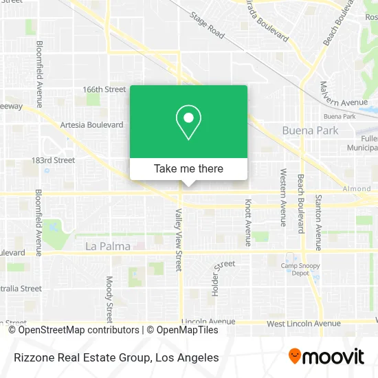 Rizzone Real Estate Group map