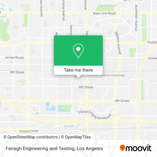 Fenagh Engineering and Testing map
