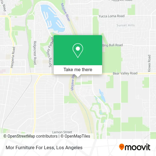 Mor Furniture For Less map