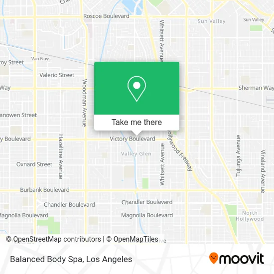 Balanced Body Spa map
