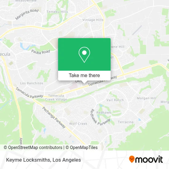 Keyme Locksmiths map
