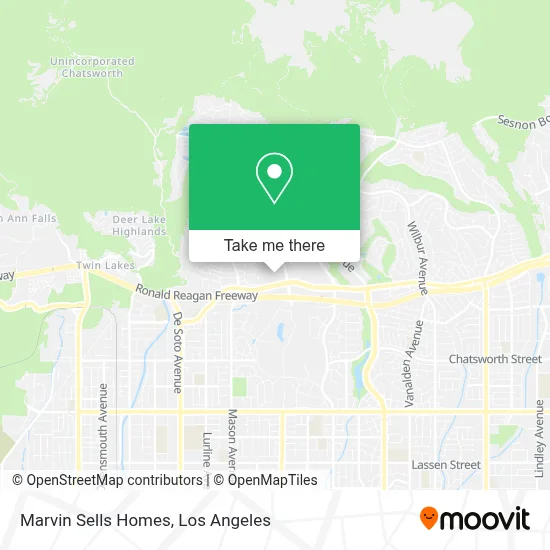 Marvin Sells Homes map