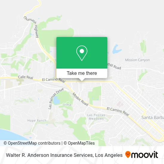 Walter R. Anderson Insurance Services map