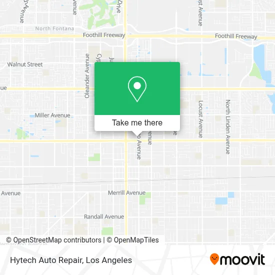 Hytech Auto Repair map