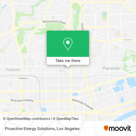 Proactive Energy Solutions map