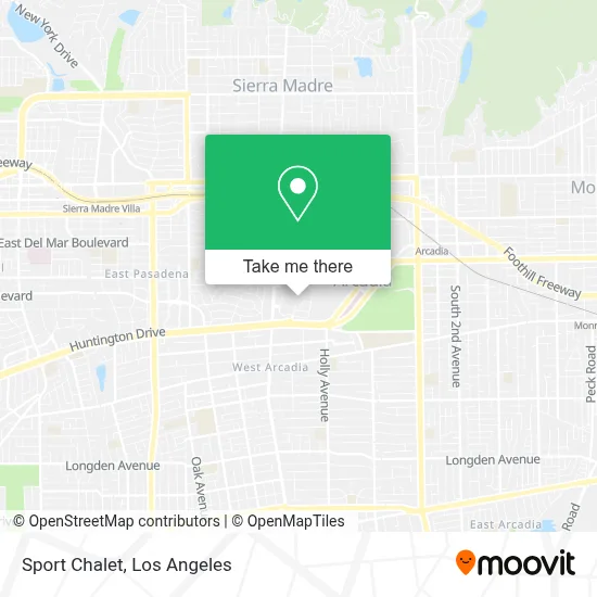 Sport Chalet map