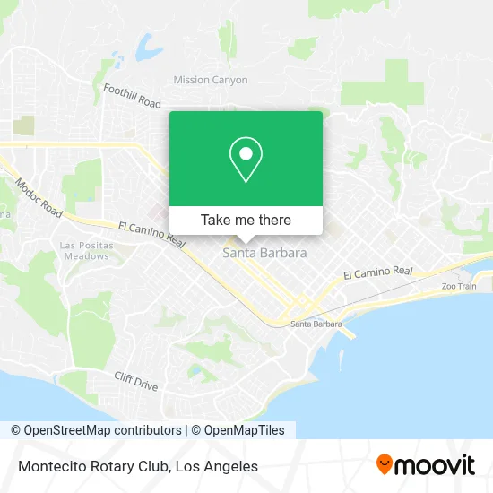 Montecito Rotary Club map