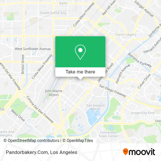 Pandorbakery.Com map