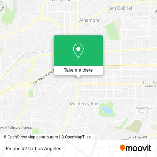 Ralphs #715 map