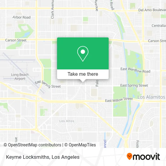 Keyme Locksmiths map