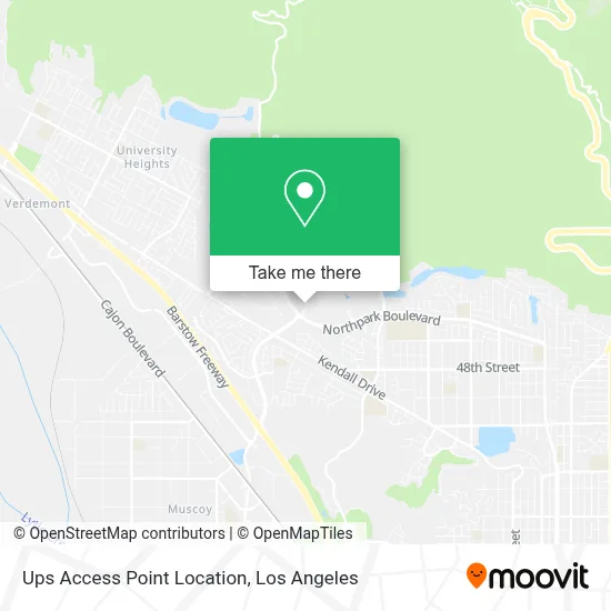 Ups Access Point Location map