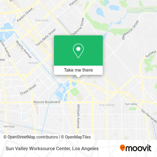 Sun Valley Worksource Center map