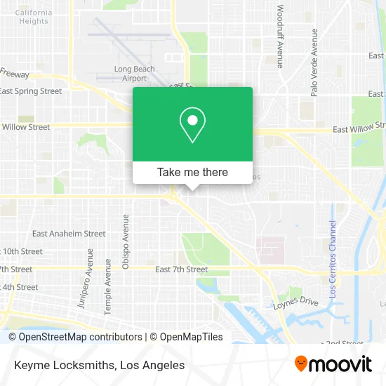Keyme Locksmiths map