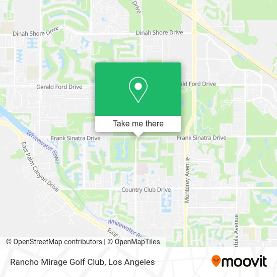 Rancho Mirage Golf Club map