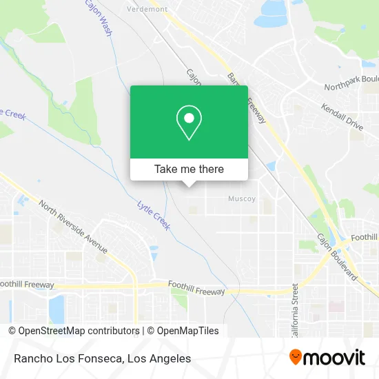 Rancho Los Fonseca map
