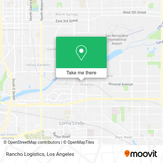 Rancho Logistics map