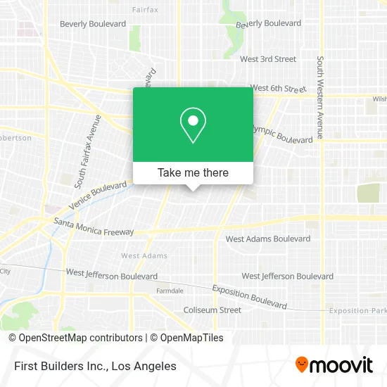 First Builders Inc. map