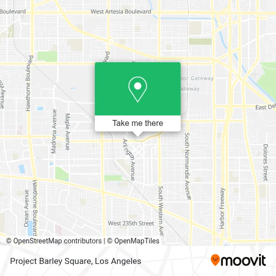 Project Barley Square map