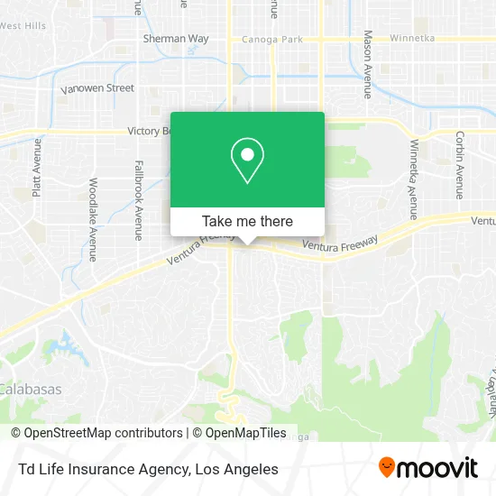 Td Life Insurance Agency map