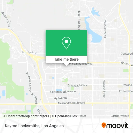 Keyme Locksmiths map