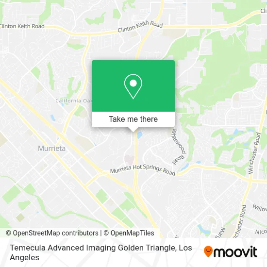Temecula Advanced Imaging Golden Triangle map