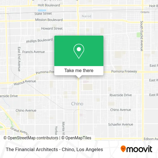 The Financial Architects - Chino map
