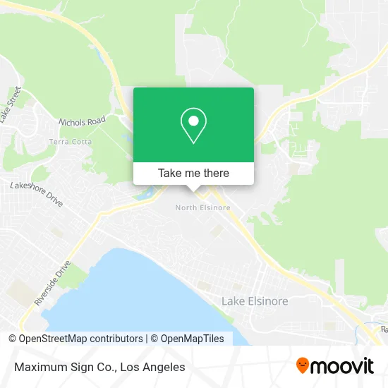Maximum Sign Co. map