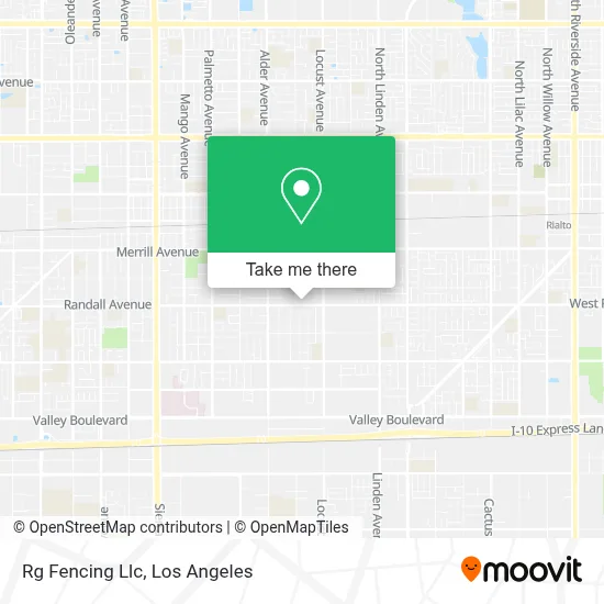 Rg Fencing Llc map