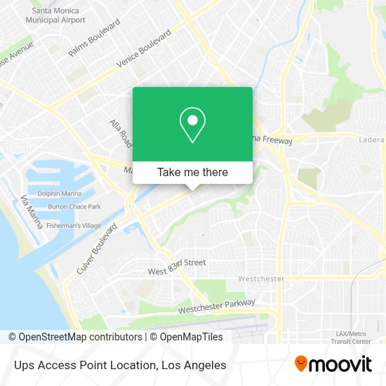 Ups Access Point Location map