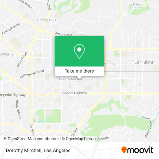 Dorothy Mirchell map
