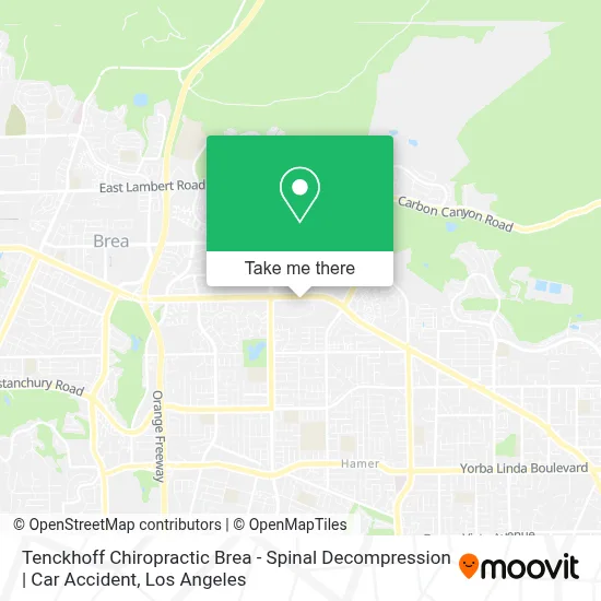 Tenckhoff Chiropractic Brea - Spinal Decompression | Car Accident map