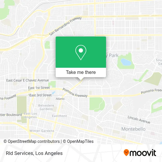 Rld Services map