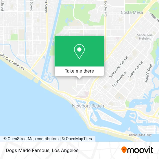 Dogs Made Famous map