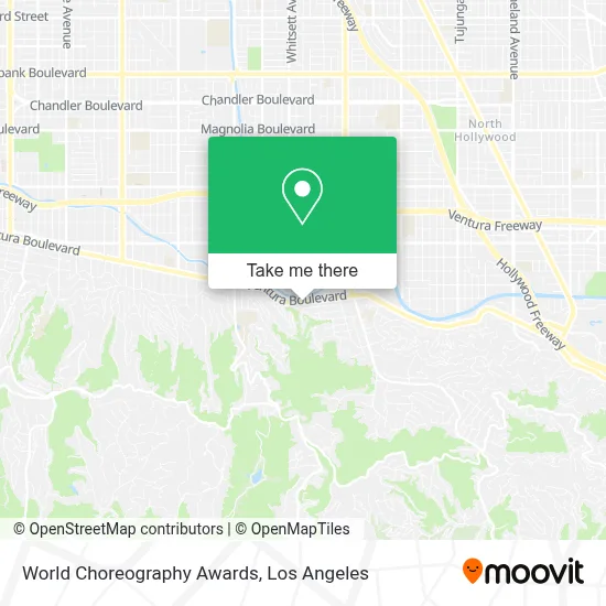 World Choreography Awards map
