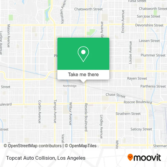 Topcat Auto Collision map