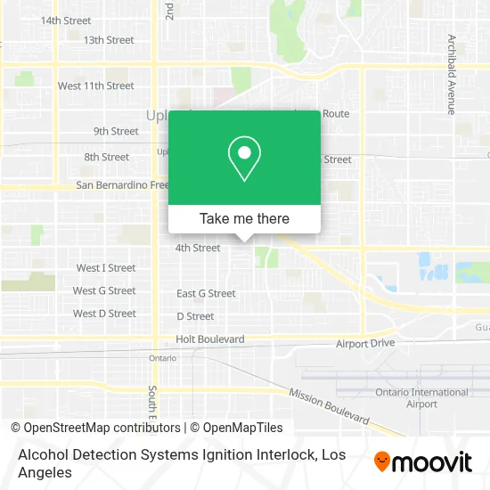 Alcohol Detection Systems Ignition Interlock map