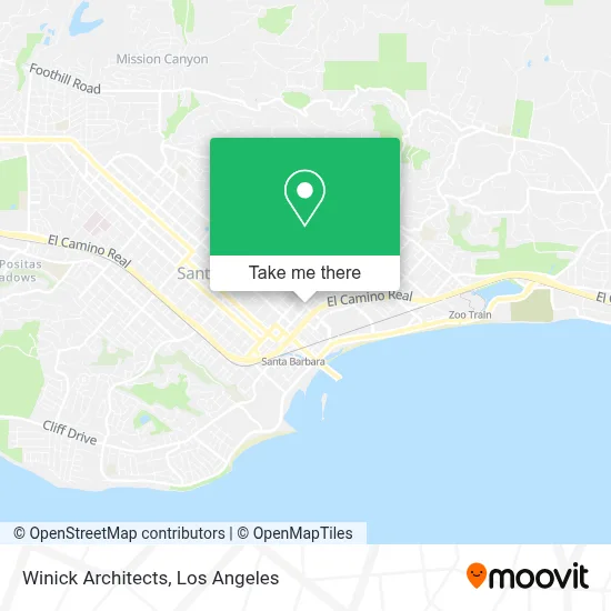 Winick Architects map