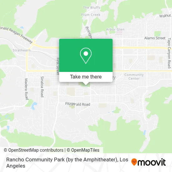 Rancho Community Park (by the Amphitheater) map