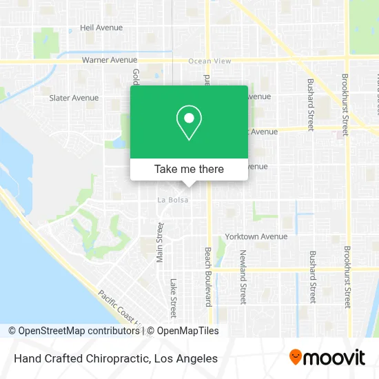 Hand Crafted Chiropractic map