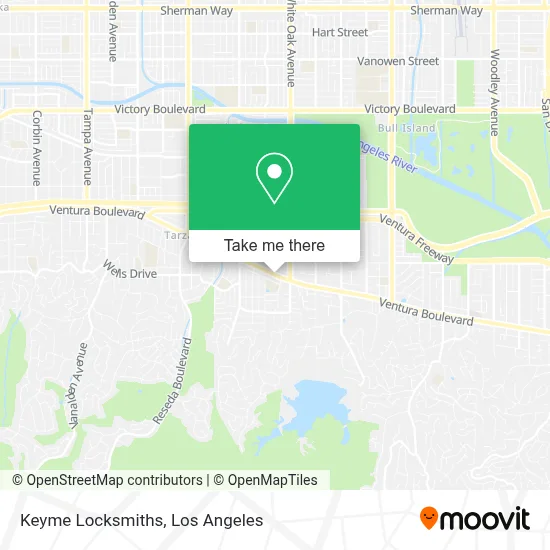 Keyme Locksmiths map