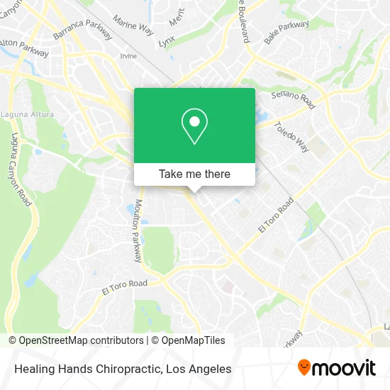 Healing Hands Chiropractic map